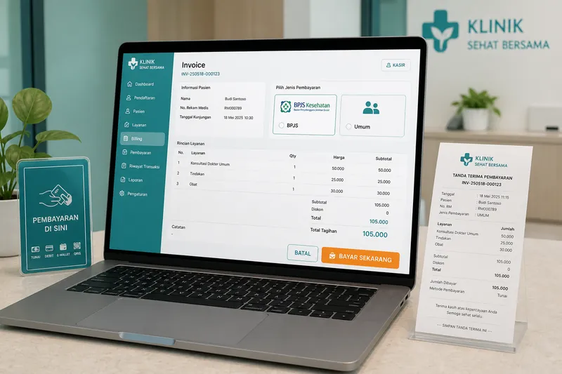 Modul billing dan pembayaran klinik